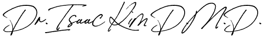 Dr. Isaac Kim Signature